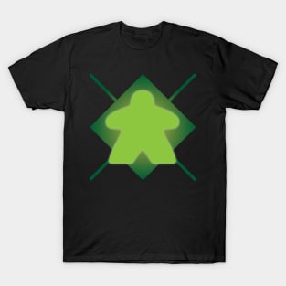 Argyle Meeples - Green T-Shirt